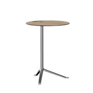 Fritz Hansen Little Friend KS12 Beistelltisch Eiche/Poliertes Aluminium