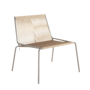 Thorup Copenhagen Noel Sessel Edelstahl/ Leinen