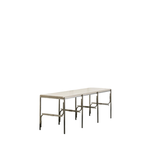 Louise Roe Axis Display Unit 03 Regale Edelstahl/Ataija Azul Marmor