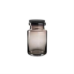 Louise Roe Vera Glasbehälter H24 Rauch
