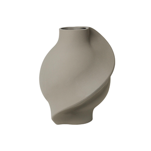 Louise Roe Keramikvase Pirout 02, sandfarben, Grau