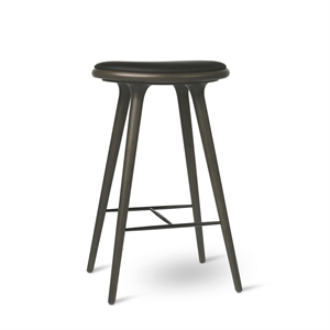 Mater High Stool Barhocker Circa Grau Gebeizte Eiche 74cm