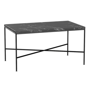 Fritz Hansen Planner Couchtisch 80x80 cm Anthrazit/ Schwarz
