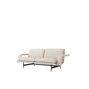 &Tradition Meantime AV30 2-Sitzer-Sofa, Warmes Schwarz/ Ecriture 0210