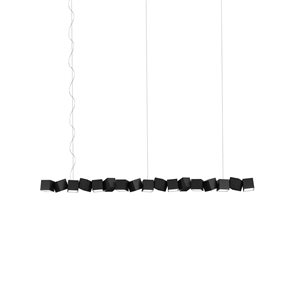 Oblure Blockchain 17 Pendelleuchte Schwarz