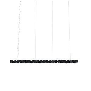 Oblure Blockchain 23 Pendelleuchte Schwarz