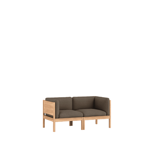 MOEBE Modulares 2-Sitzer-Sofa mit Seiten Autum 361