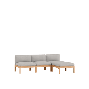 MOEBE Modulares 3-Sitzer-Sofa mit Chaiselong Autum 101