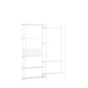 MOEBE S.200.2.A Regalsystem Weiß/Weiß