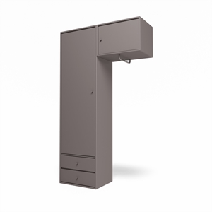 Montana Selection Kleiderschrank II mit Kleiderstange 35-Kaffee