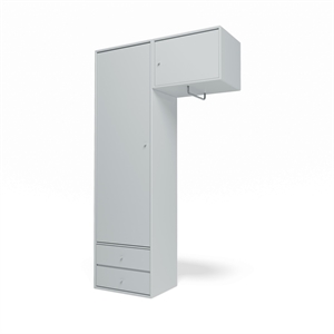 Montana Selection Kleiderschrank II mit Kleiderstange 156-Oyster