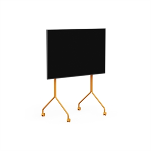 Pedestal Moon Rollin' Tall TV Stand Apricot