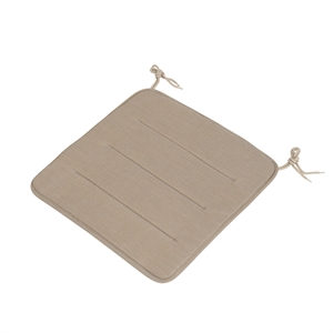 Muuto Linear Steel Esstischstuhl Kissen Warmes Beige