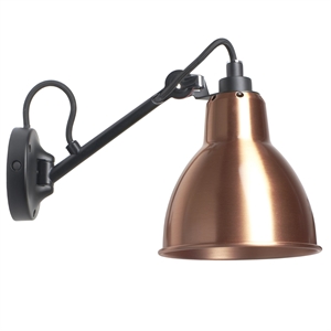 Lampe Gras N104 Wandlampe Schwarz/ Kupfer – DCWéditions