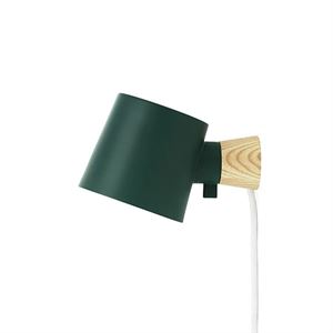 Normann Copenhagen Rise Wandleuchte Petroleumgrün