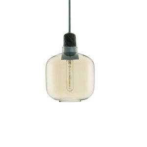 Normann Copenhagen Amp Pendelleuchte Klein Gold/Grün