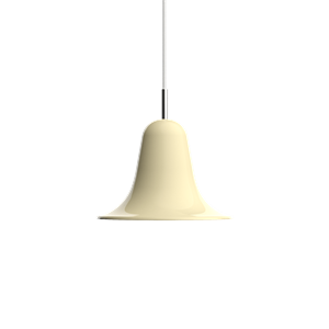Verner Panton Weiß Pendelleuchte Ø23 Creme