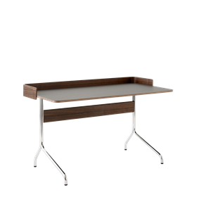 &Tradition Pavillon AV16 Schreibtisch Eisen/Walnuss/ Chrom