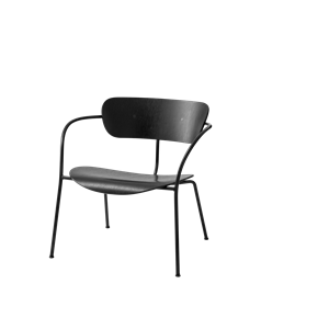 &Tradition Pavilion AV5 Loungesessel Schwarz/ Schwarz