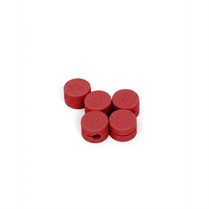 Pedestal Cable Clips Brennendes Rot