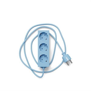 Pedestal Power Bar Steckdosenleiste 200 cm Puderblau