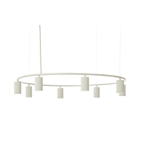 Pholc Weiß Circle 100 Pendelleuchte Creme