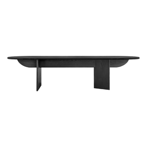 Louise Roe Pillabout 03 Esstisch L300 Schwarz lackierte Eiche