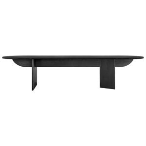 Louise Roe Pillabout 04 Esstisch L400 Schwarz lackierte Eiche