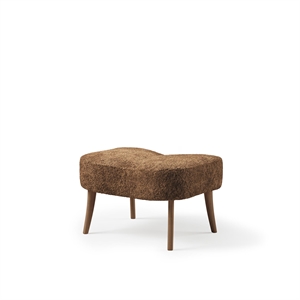 Warm Nordic Prague Pouf Schaffell Drake/Naturgeölte Eiche