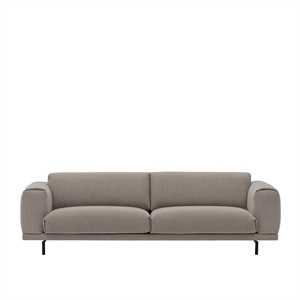 Muuto Rest 3-Sitzer Sofa Hearth 6/ Schwarz