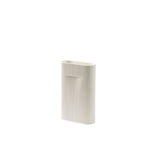 Muuto Ridge Vase / H: 35 cm Off-White