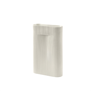 Muuto Ridge Vase / H: 48,5 cm Off-White
