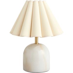 Decotique Lauren Petite Tischlampe Weiß/ Beige