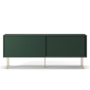 Decotique Vogue TV-Bank mit Beinen 136 Grün/ Messing