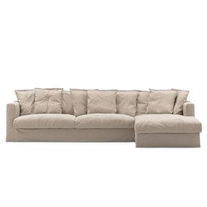Decotique Le Grand Air 3-Sitzer Sofa Divan Rechts Savage Leinen