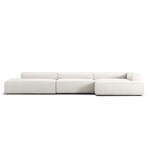 Decotique Grand 5-Sitzer Sofa Open End Links Steam/ Weiß