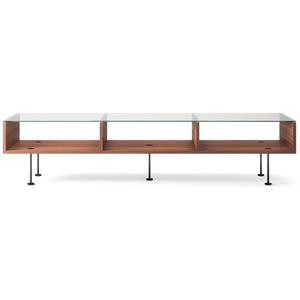 Decotique Vogue Couchtisch 45x165 Walnuss/ Schwarz