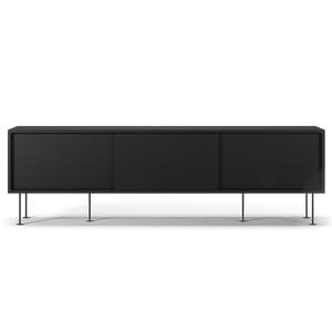 Decotique Vogue TV-Bank mit Beinen 180 Anthrazitgrau/ Schwarz
