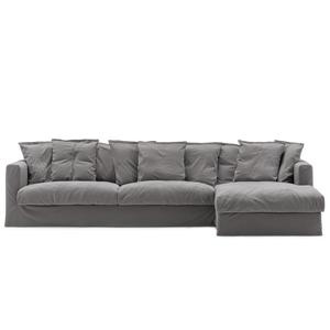 Decotique Le Grand Air 3-Sitzer-Sofa Divan Rechts Grau