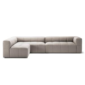 Decotique Mure 4-Sitzer Sofa mit Offenem Ende Links Sandschale/ Beige