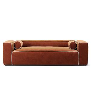 Decotique Grand Hue 2-Sitzer Sofa Mondweiß/ Kupfer