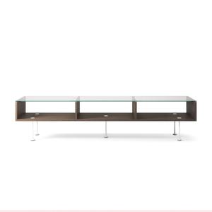Decotique Vogue Couchtisch 45x165 Dunkle Eiche/Weiß