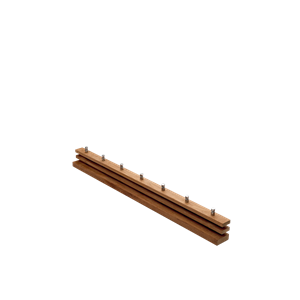 Fritz Hansen Skagerak Kollektion Cutter Garderobenständer 100 cm Teak/Edelstahl