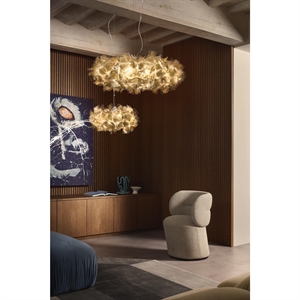 SLAMP Clizia Mama Non Mama Pendelleuchte Klein Gold/ Transparent Draht