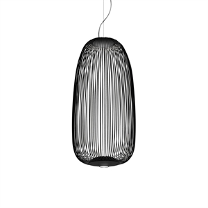 Foscarini Spokes 1 Pendelleuchte mit LED Schwarz