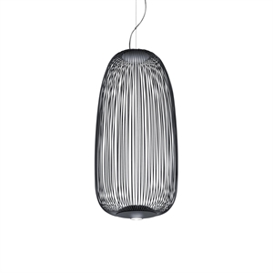 Foscarini Spokes 1 Pendelleuchte mit LED Grau