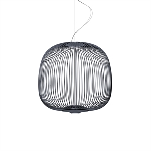 Foscarini Spokes 2 Midi Pendelleuchte mit LED Grau