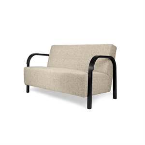 Mazo ARCH 2-Personen-Sofa Daw/McNutt/3278-11/ Schwarz