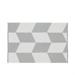 Muuto Sway Teppich Schwarz/Weiß