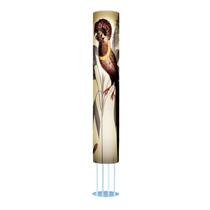 MagicoClaudio The Tube Stehlampe Braun Bird